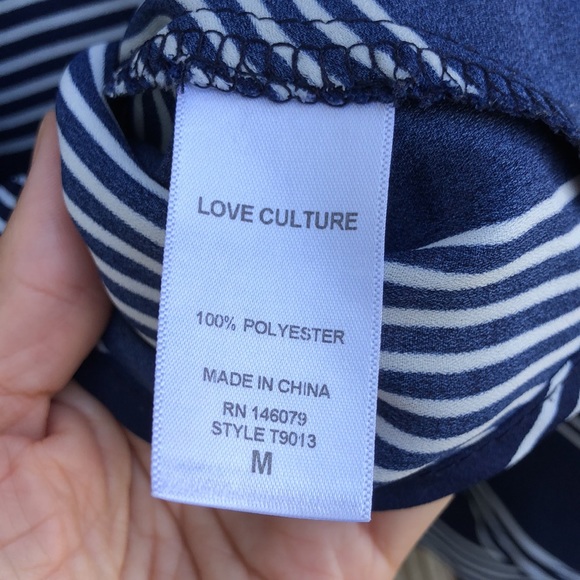 Worn once! - LOVE CULTURE Crop Tank - Picture 6 of 7